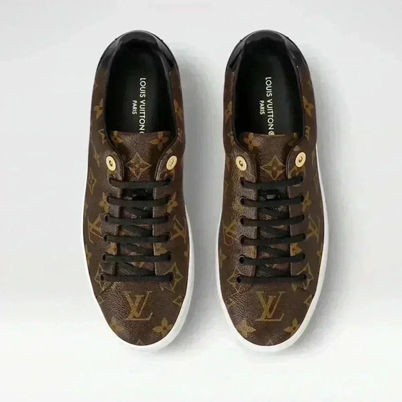 Louis Vuitton Frontrow monogram brown sneakers 40 - Picture 5 of 14